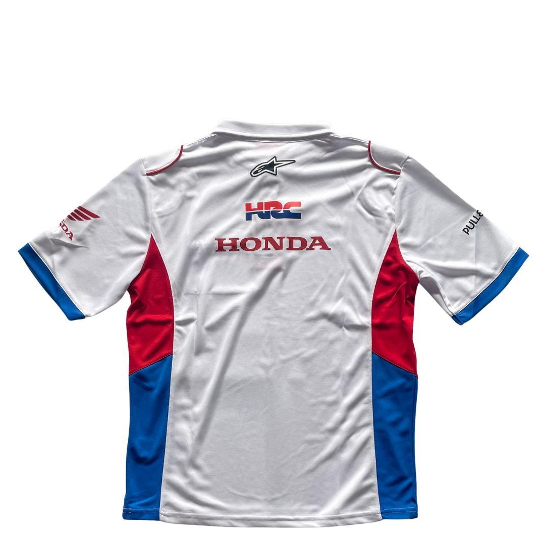 HONDA HRC RACING - REPLICA COLLECTION - WHITE POLO SHIRT