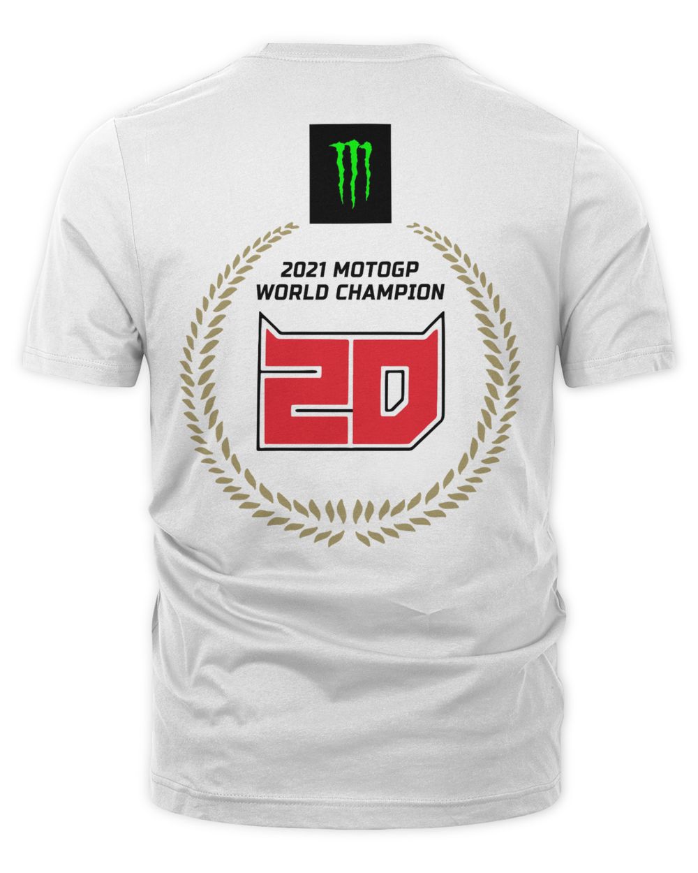 FABIO QUARTARARO - MOTOGP WORLD CHAMPION 2021 WHITE - T-SHIRT