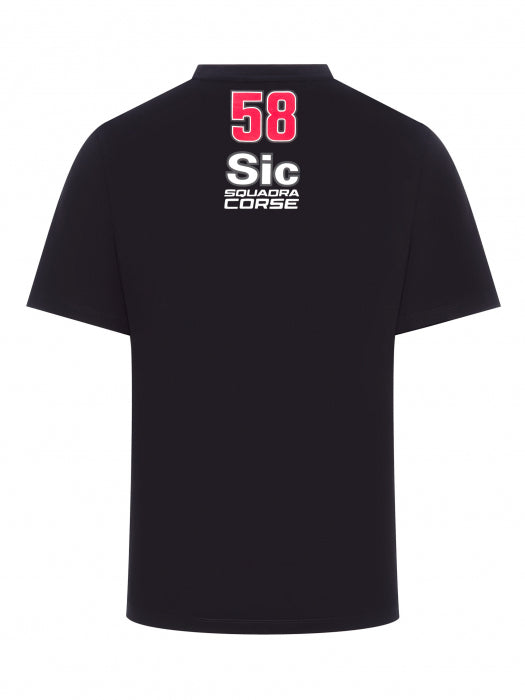 SIC58 SQUADRA CORSE - BLACK T-SHIRT