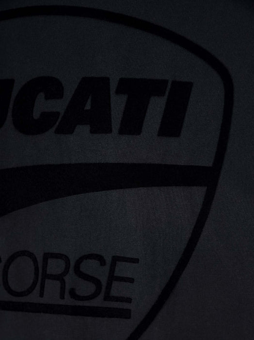 DUCATI CORSE TEAM - BLACK TONAL LOGO - T-SHIRT