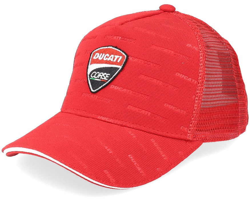 DUCATI CORSE TEAM - KID'S - RED TRUCKER HAT
