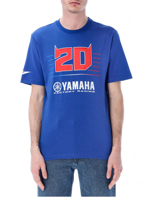 DUAL FABIO QUARTARARO x YAMAHA RACING TEAM - BLUE T-SHIRT