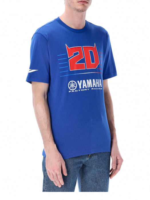 DUAL FABIO QUARTARARO x YAMAHA RACING TEAM - BLUE T-SHIRT