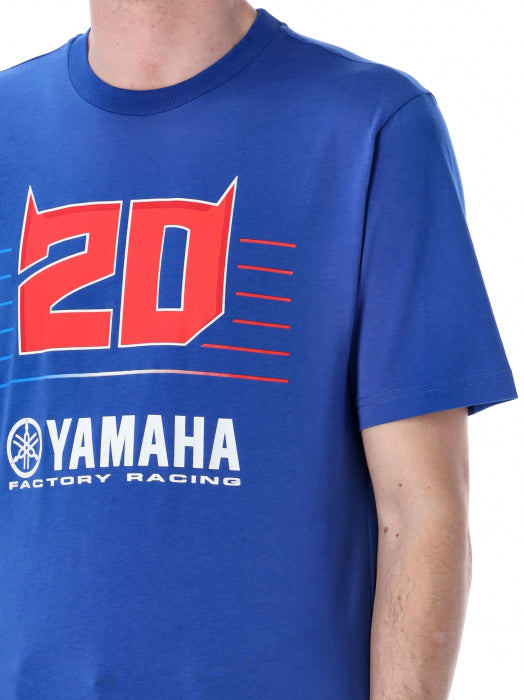 DUAL FABIO QUARTARARO x YAMAHA RACING TEAM - BLUE T-SHIRT