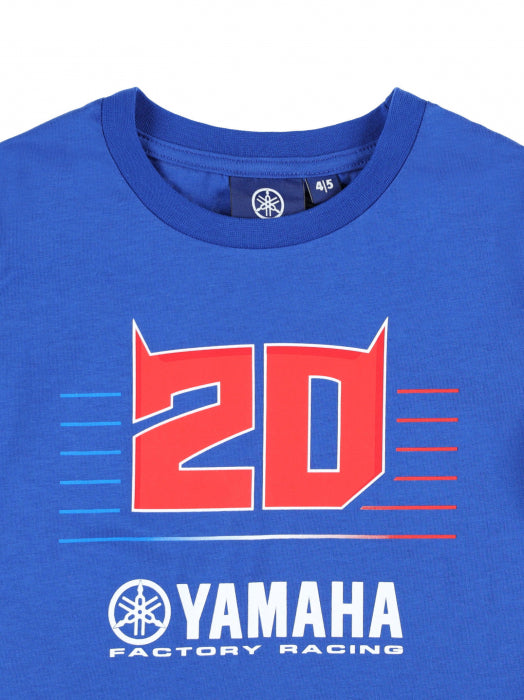 DUAL FABIO QUARTARARO x YAMAHA RACING TEAM - BLUE T-SHIRT