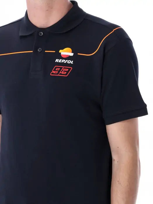 Polo Dual man Marc Marquez Repsol Honda - Logos