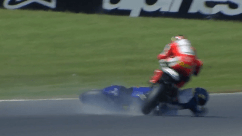 Jorge Navarro Experienced Broken Leg During Simone Corsi Collison in Australian MotoGP - Virtus 70 Motoworks 