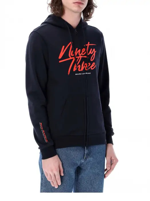 Zip hoodie men's Marc Marquez - Ninetythree